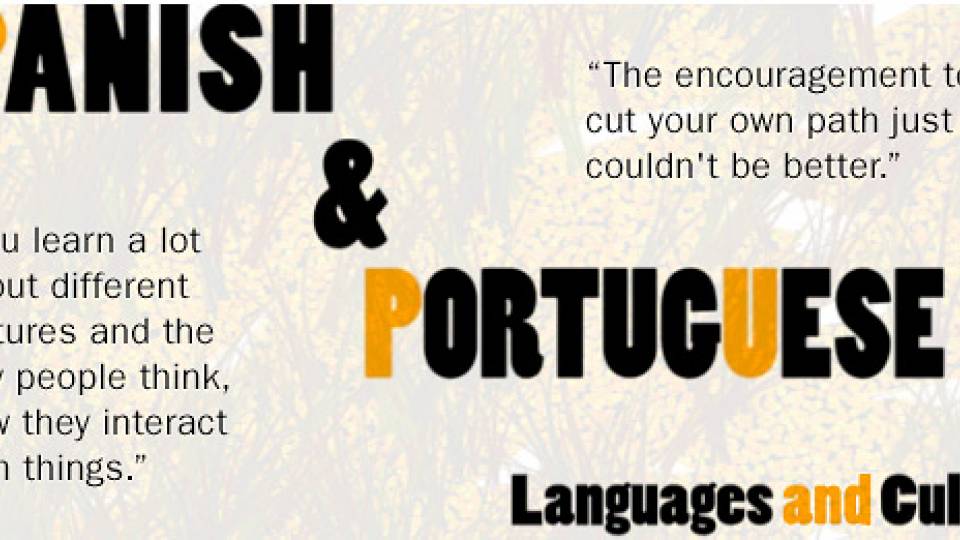 Spanish + Portuguese homepage