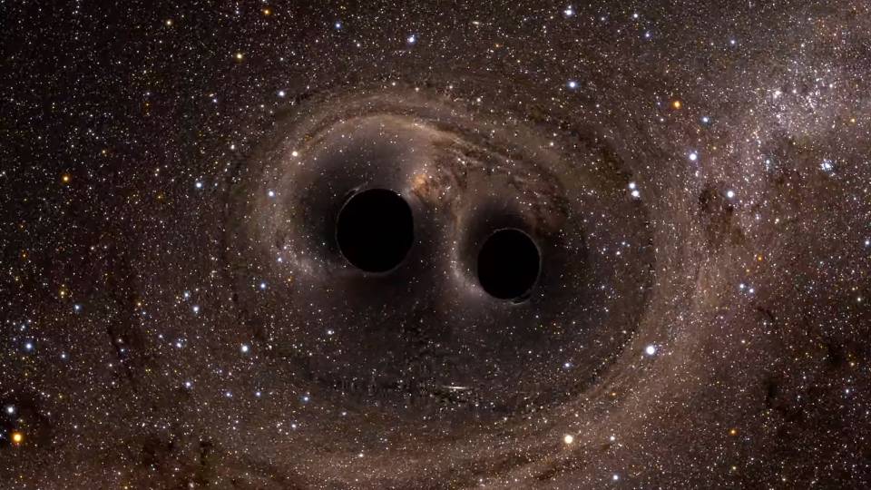 Two Black Holes Merging Into One