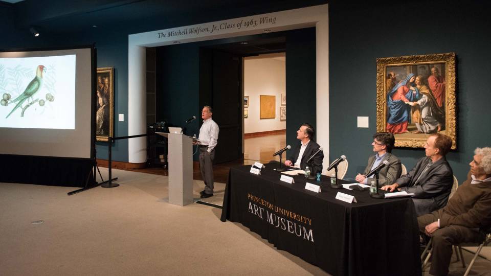 Panel discussion in the Princeton University Museum