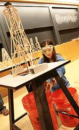 Testing towers at the Science Olympiad