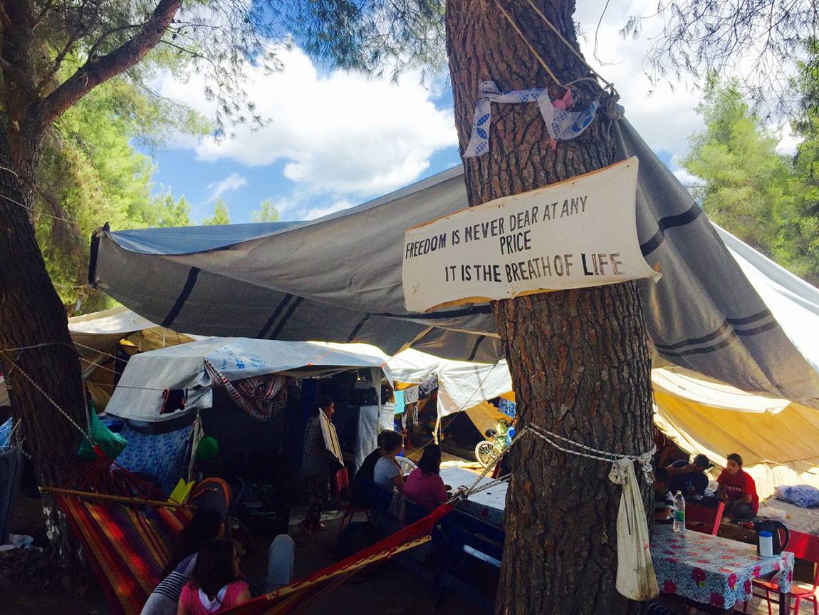 A Tale of Two Countries: Greece - refugees at Ritsona camp near Piraeus