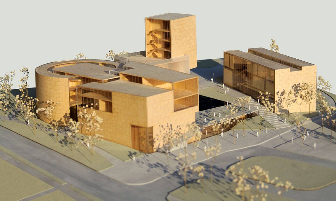 Lewis Center for the Arts (architect model) to open in one year
