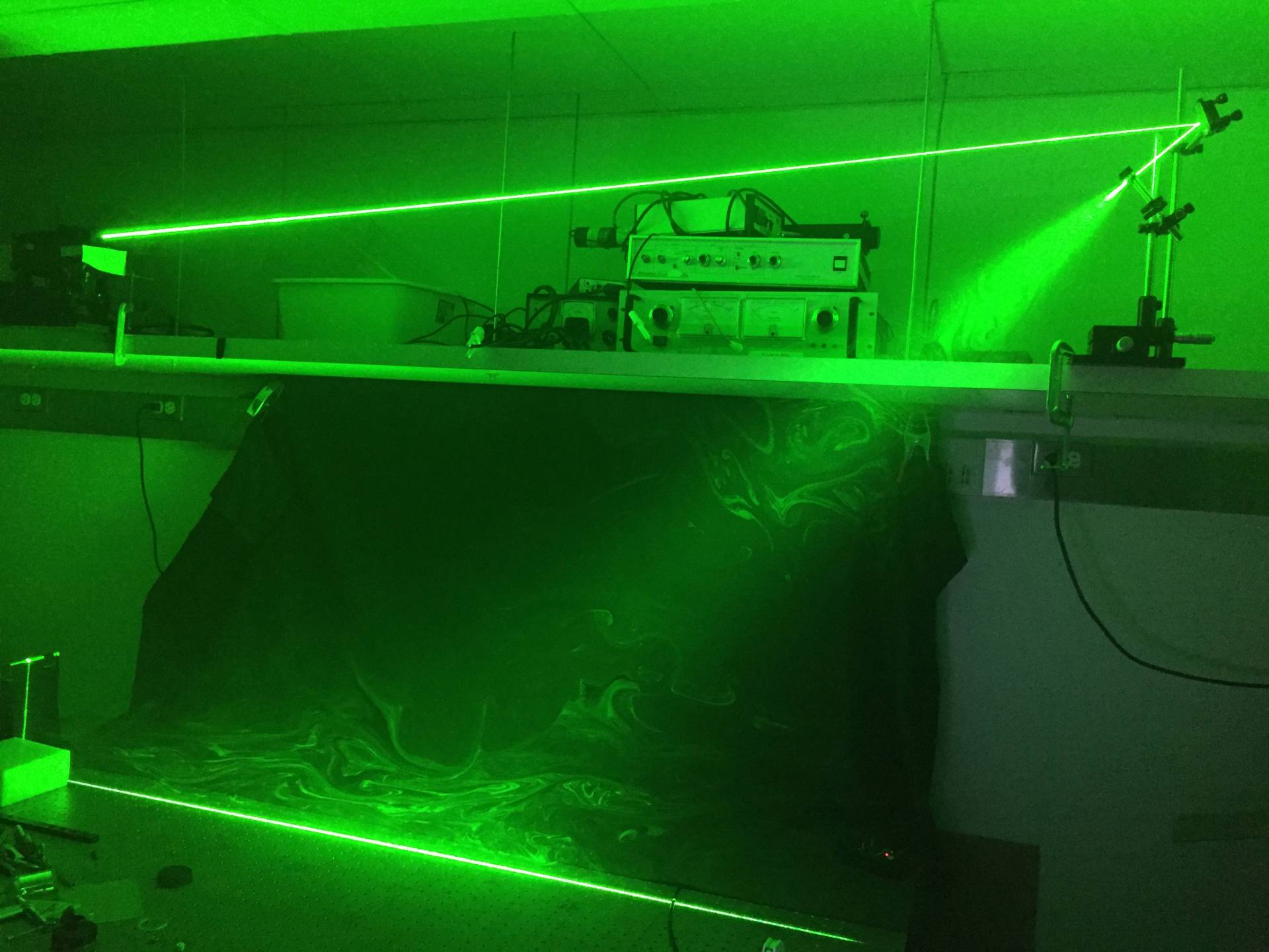 Laser set up used in lab