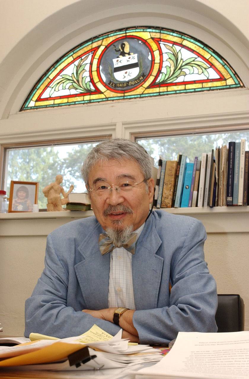 Yoshiaki Shimizu in his office