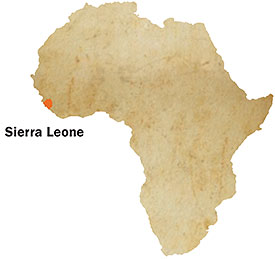 EWB Sierra Leone map