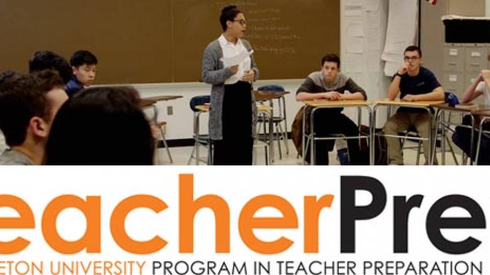 "Teacher Prep:Princeton University Program in Teacher Preparation" Raven DeRamus