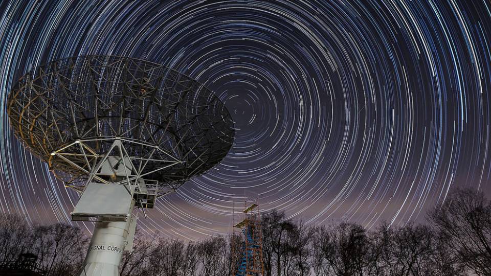 Daniel Marlow Satellite night sky