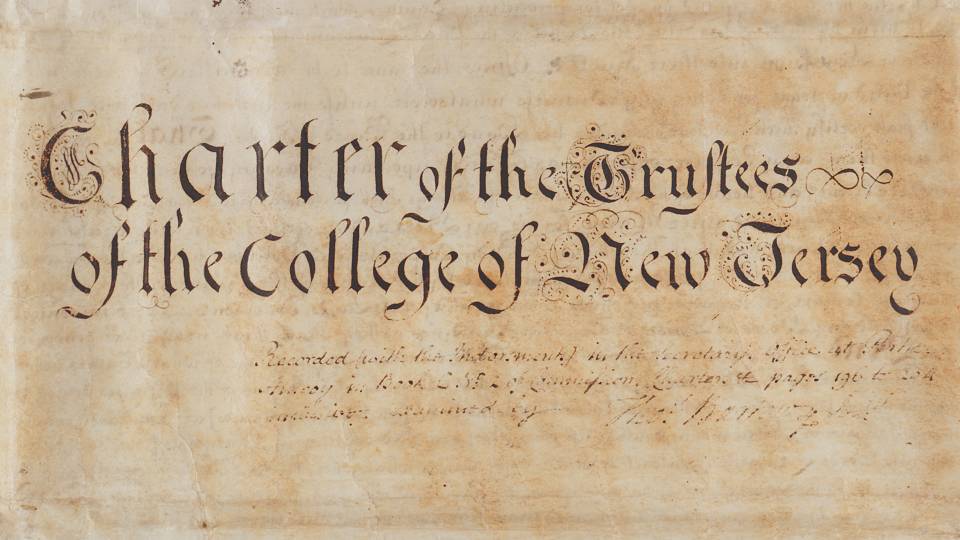 Charter for the College of New Jersey