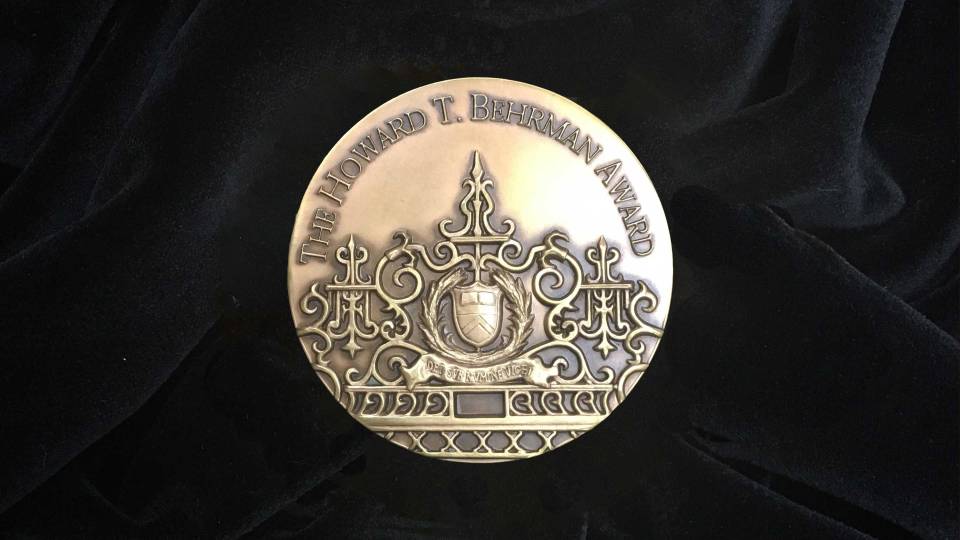 Behrman medal
