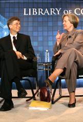 Bill Gates and Shirley Tilghman