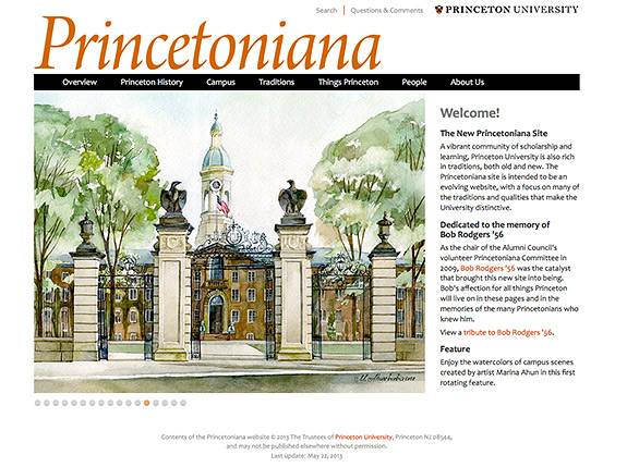 Princetoniana website