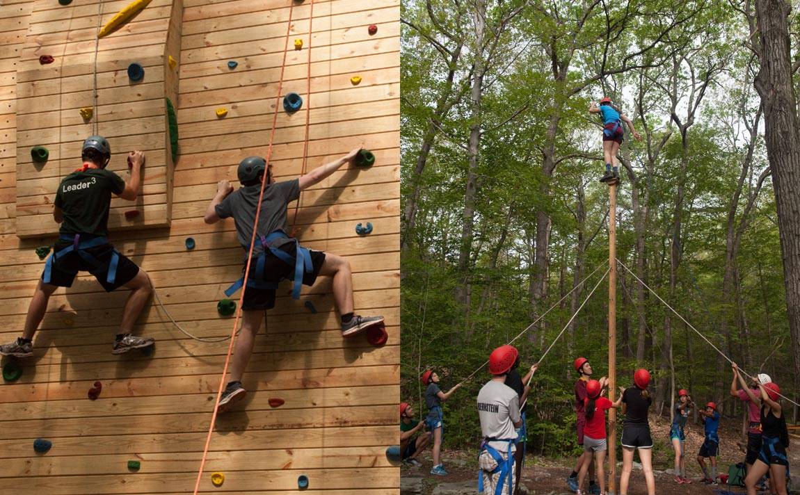 Back to school Outdoor Action students at Blairstown Center