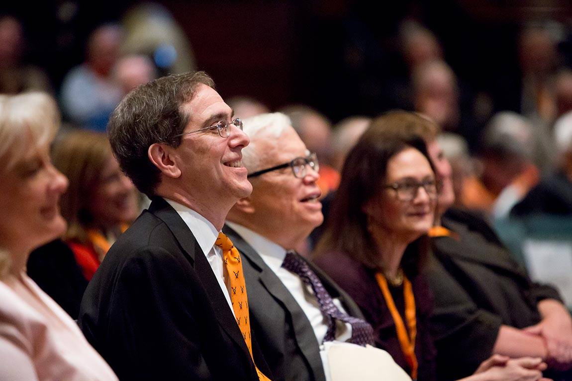 Alumni Day 2016 President Eisgruber in audience