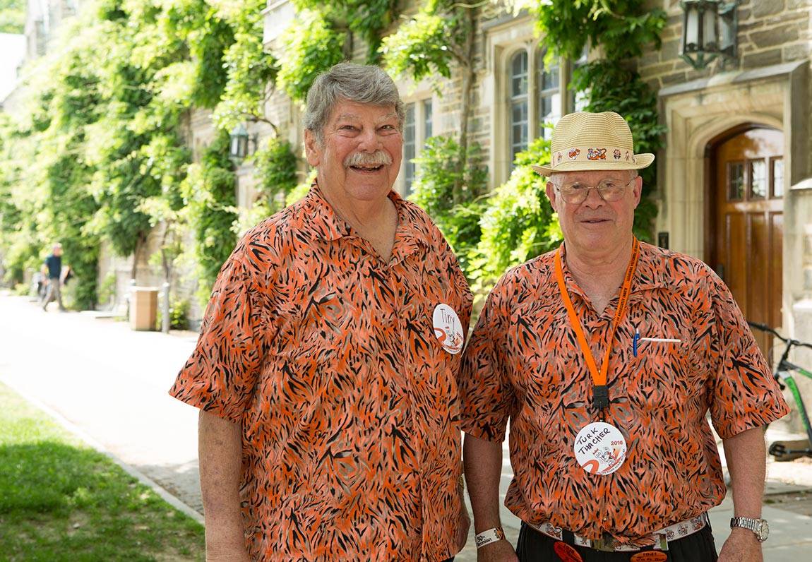 Reunions 2016 class of 1966 Tiny Morgan and Turk Thacher