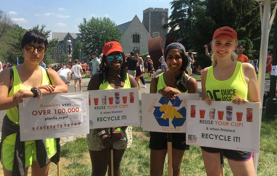 EcoReps march in the 2016 P-rade at Reunions 