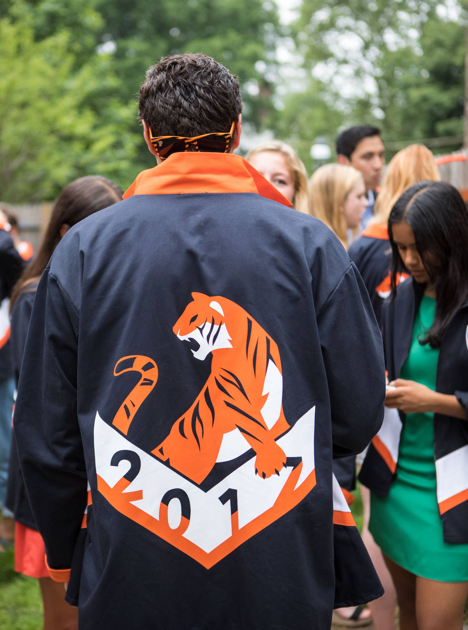 Back of Class Day 2017 jacket