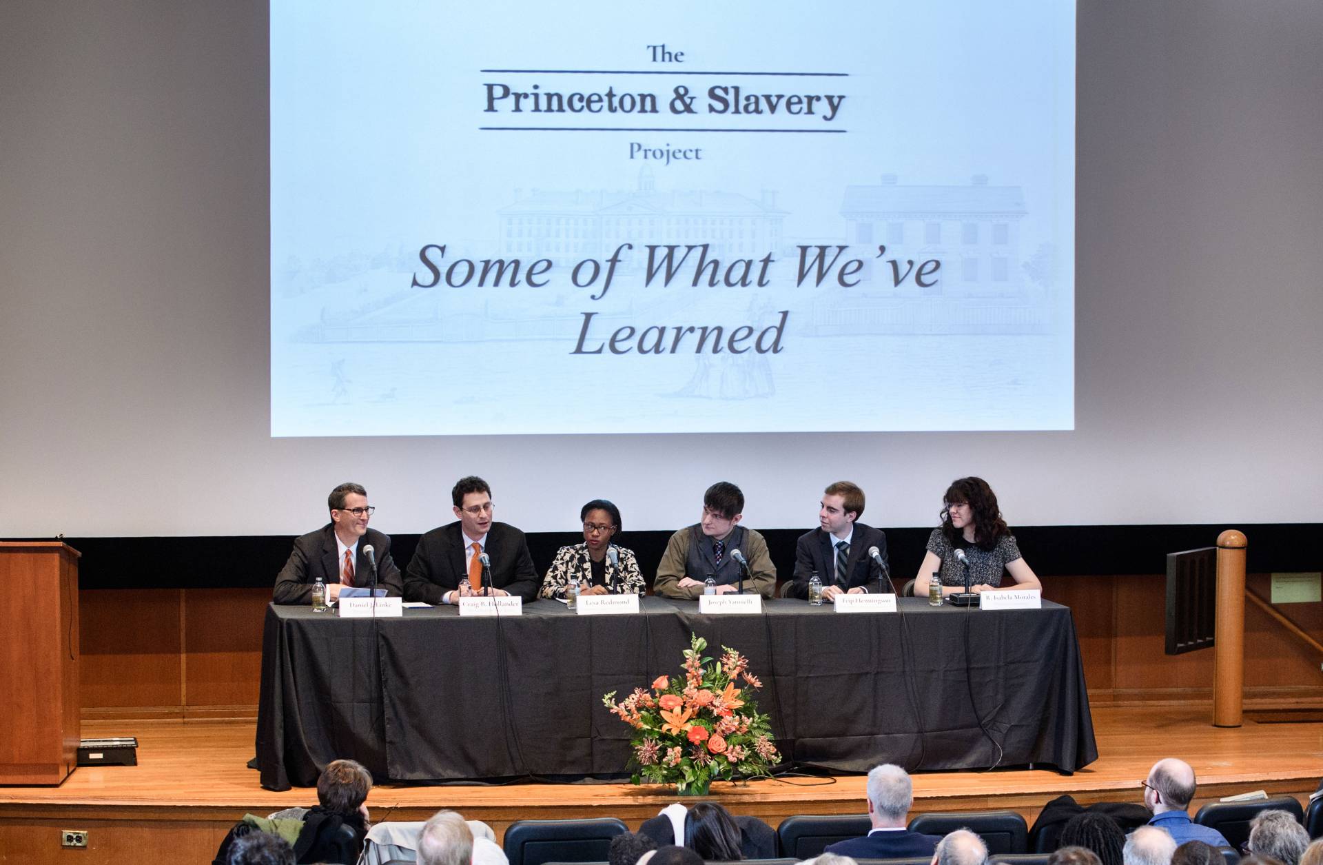 Princeton and Slavery Symposium academic panel