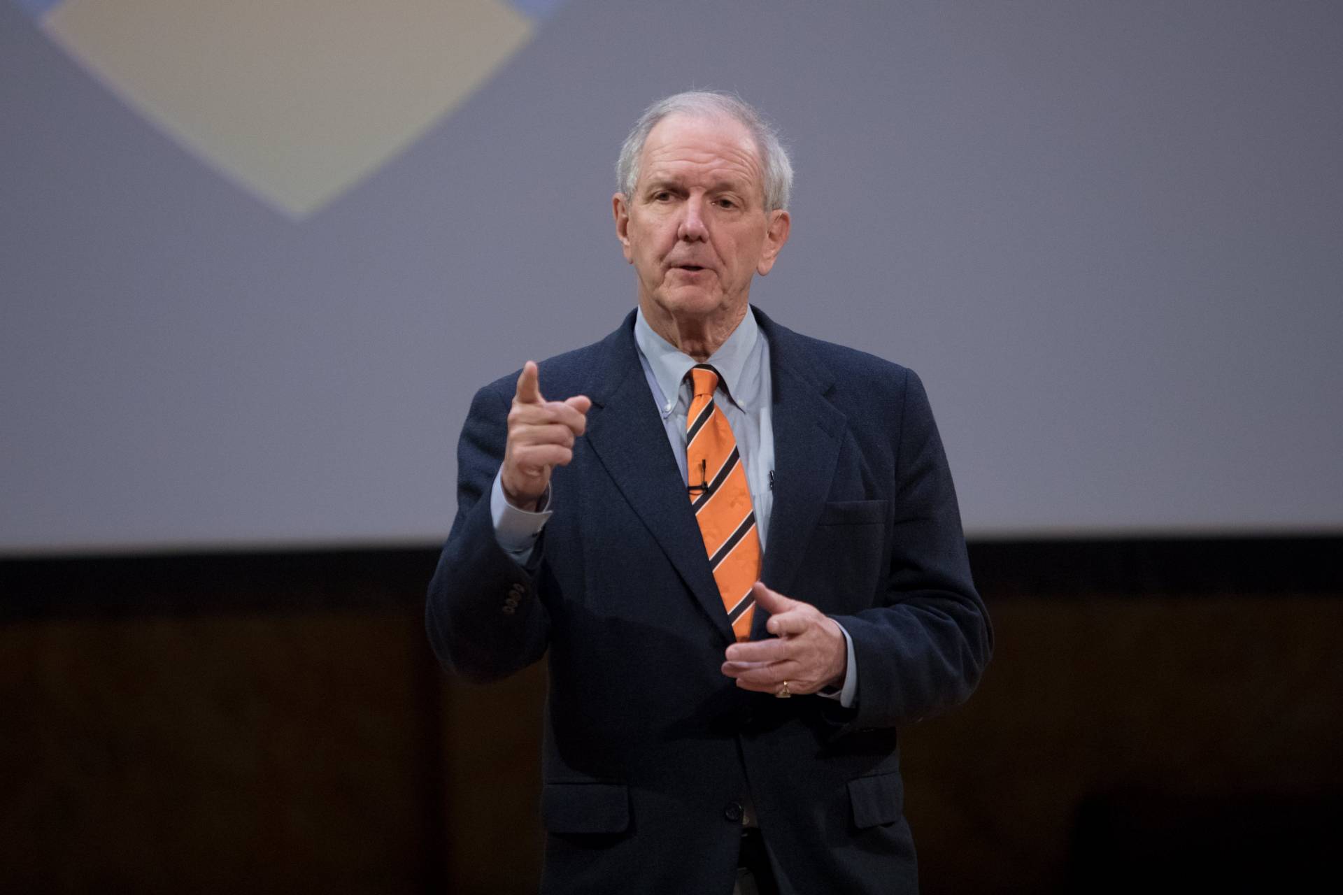 Charles Gibson speaks at Alumni Day 2018