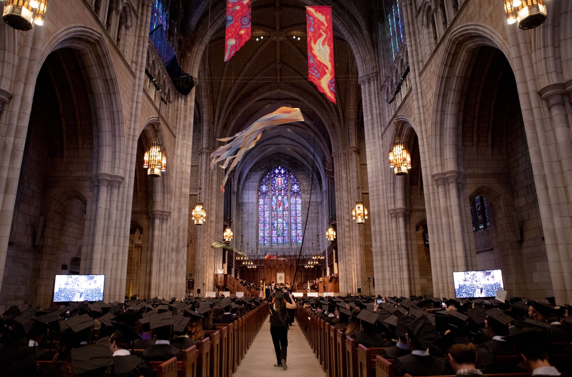 Interior of Chapel during Baccalaureate ceremony