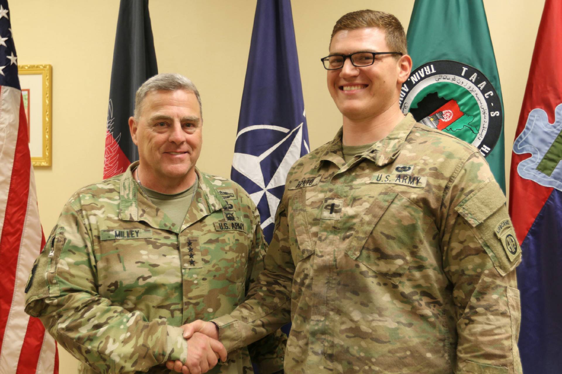 General Mark Milley and Victor Prato