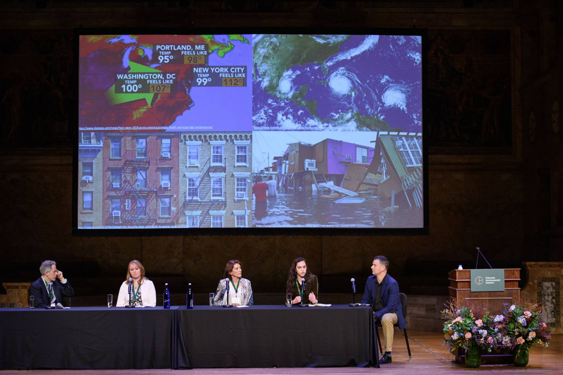 It’s Getting Hot Out There … Weird Weather and Other Climate Change Anomalies panel on stage