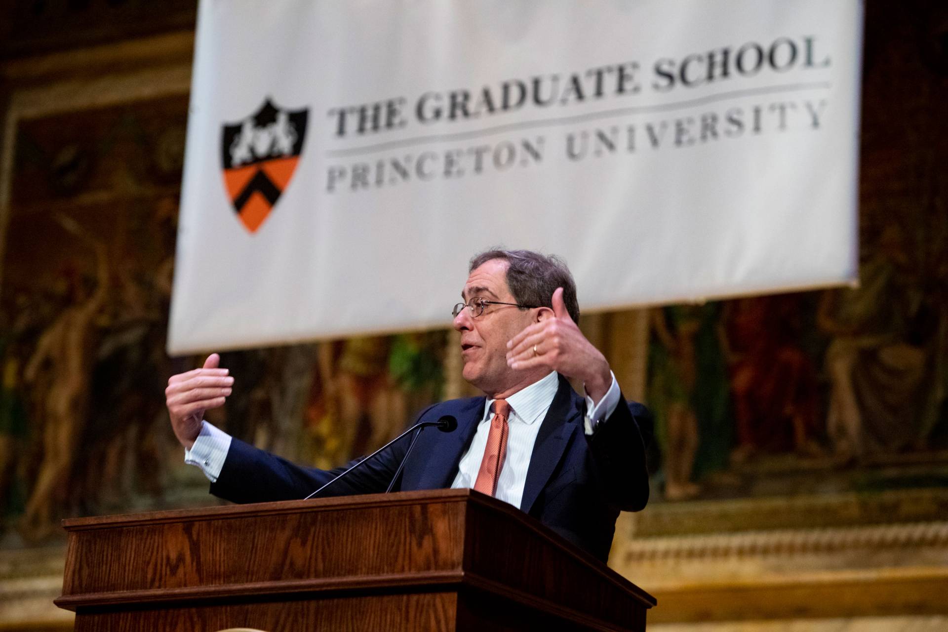 Christopher Eisgruber welcomes graduate students