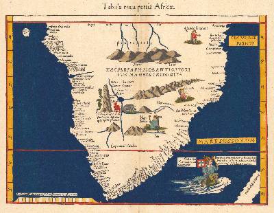 1541 map of Africa