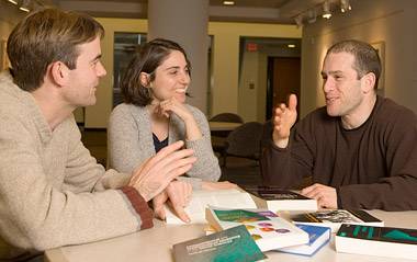 Shapiro with post-doctoral students