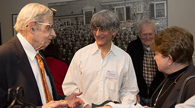 John Nash receives Abel Prize with Alicia Nash and David Gabai