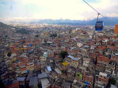 Urban Solutions cable car in Complexo do Alemao