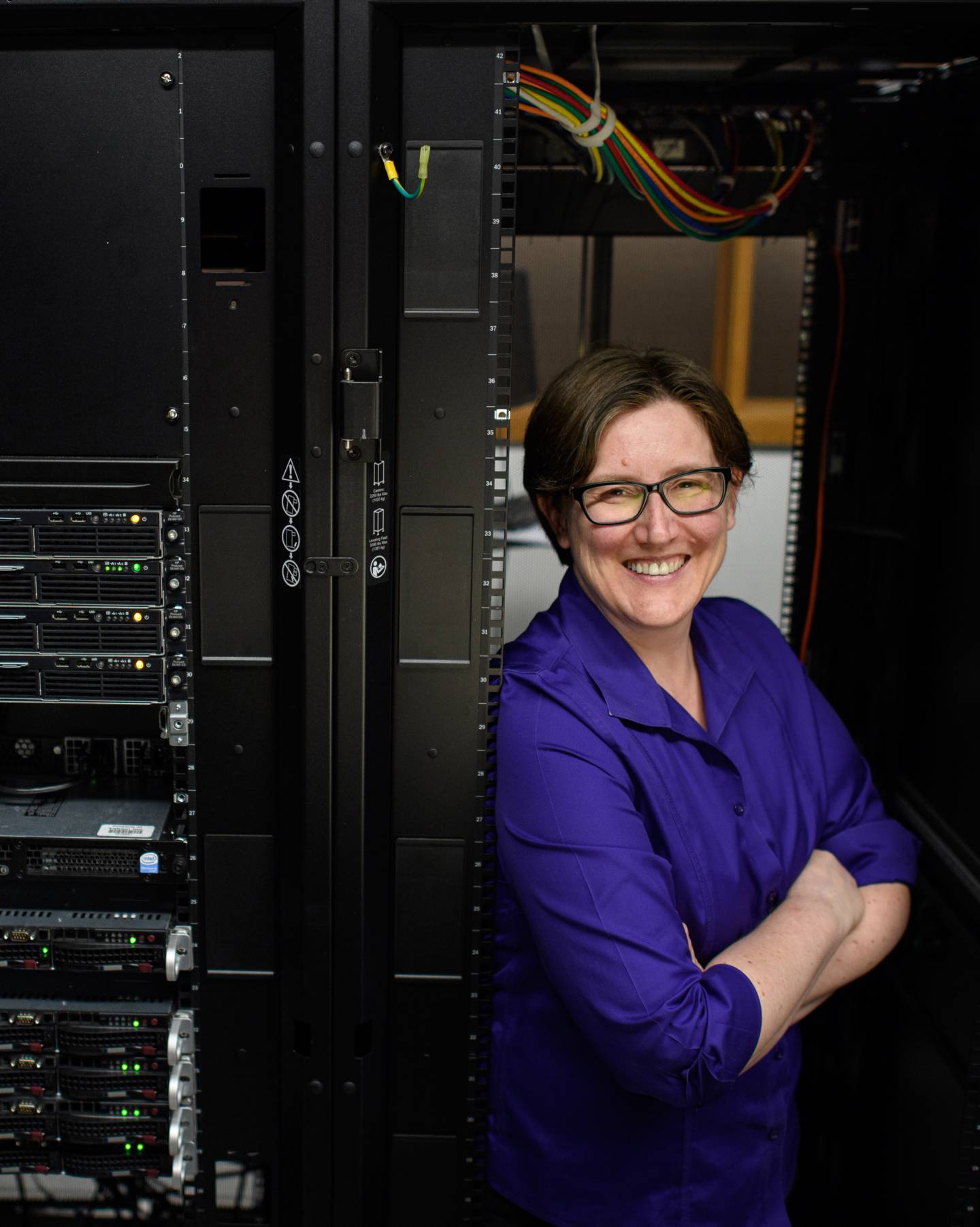 Jennifer Rexford in between mainframes