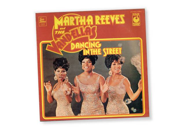 Martha and the Vandellas album cover of "Dancing in the Streets"