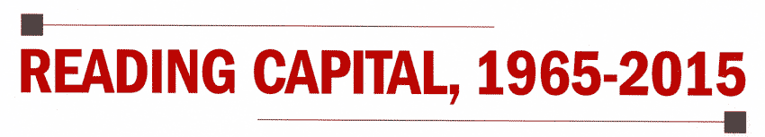 Reading Capital, 1965-2015