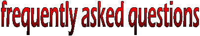 frequently asked questions