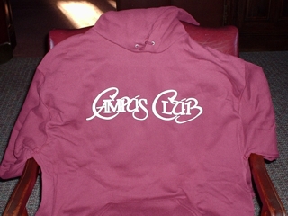 Burgundy Hooded Sweatshirt