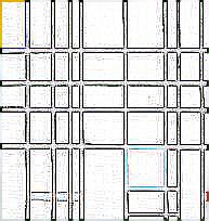 Mondrian -- Composition
with Red, Yellow, Blue (contours)
