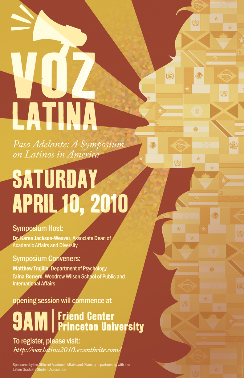 Voz Latina 2010 save the date poster