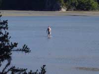 Rich cools off in bay