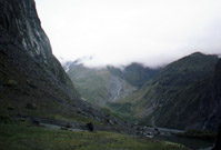 Approachng Fox Glacier