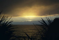 Sunset Punakaiki to Greymouth