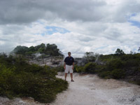 Rich in the geothermal area