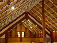 Maori gathering house 
