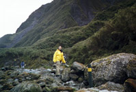 Mindy at Fox Glacier