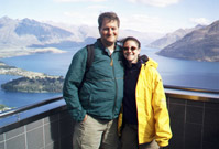 Rich and Mindy atop Skyline Queenstown
