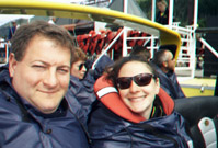 Rich and Mindy on the Kawarau Jet 