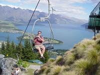 Rich on the luge lift