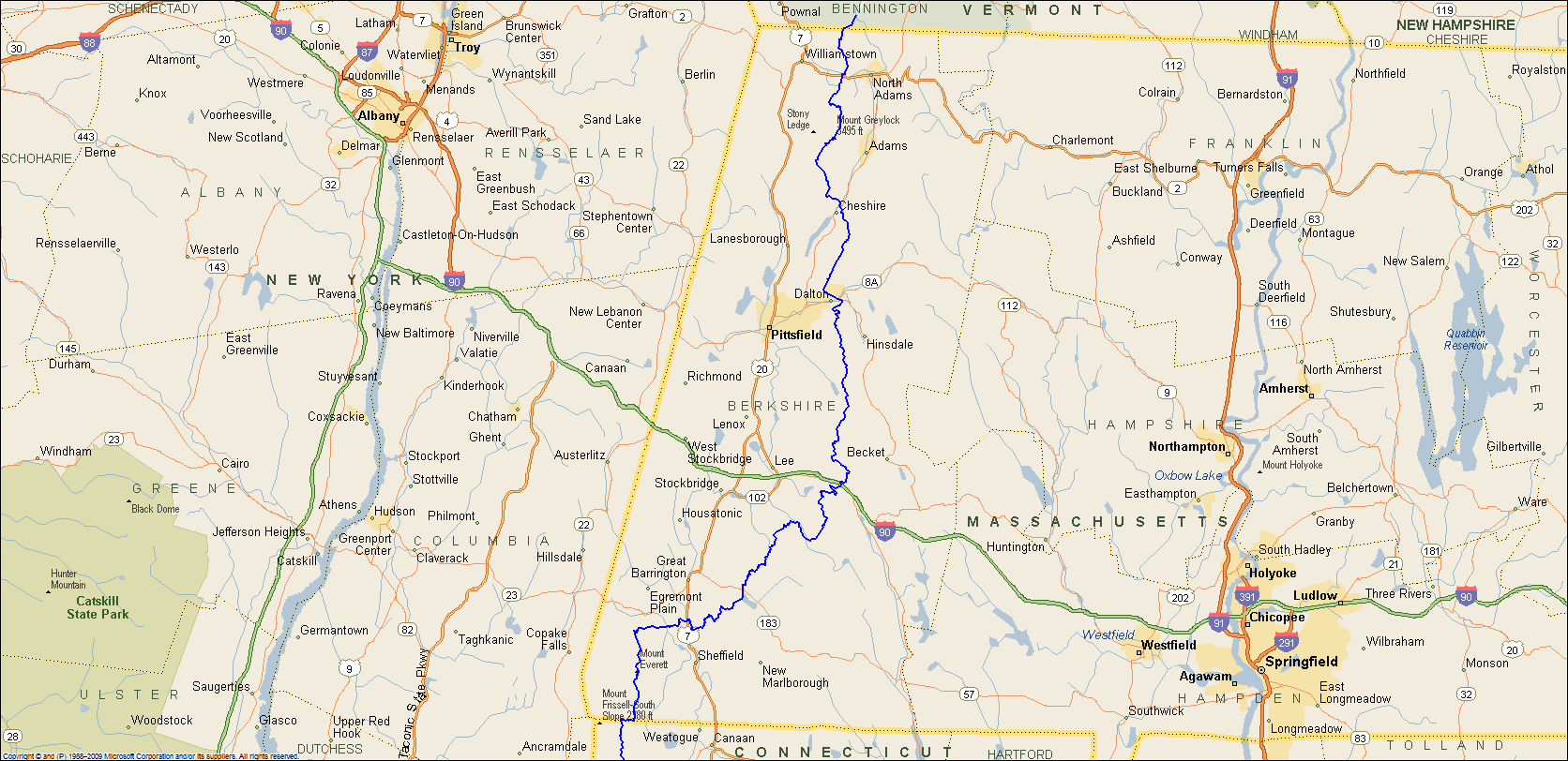 Massachusetts Hiking Trails