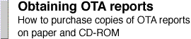 Obtaining OTA reports: How to purchase OTA reports on paper or CD-ROM