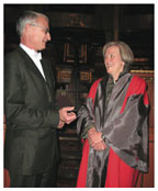 Shirley Tilghman and John Hood