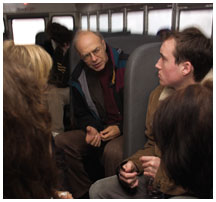 Peter Singer and students